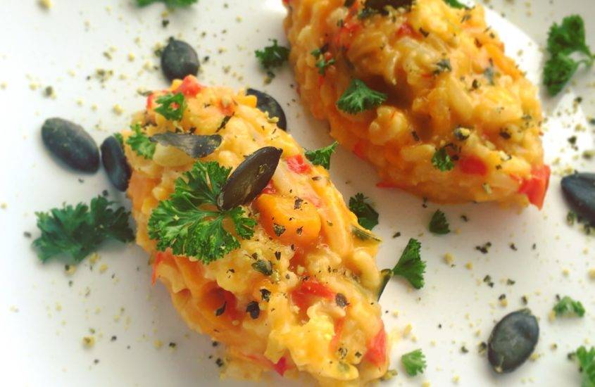 Kürbisrisotto