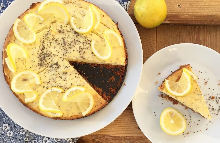 Zitronen Chia Cheescake 
