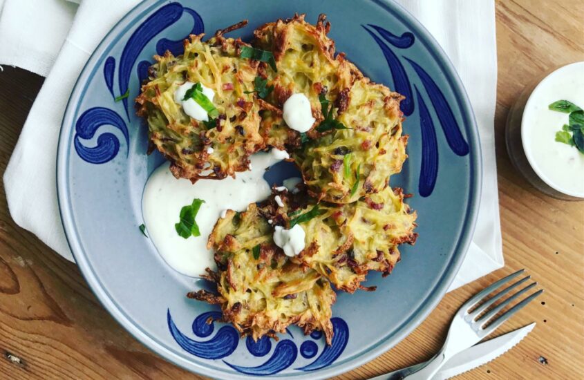 Kartoffelrösti aus dem Backrohr