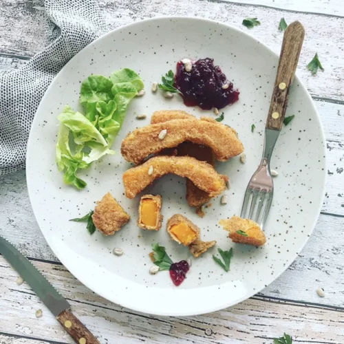 Vollkorn Kürbisschnitzel