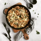 Dinkel Käsespätzle mit Spinat