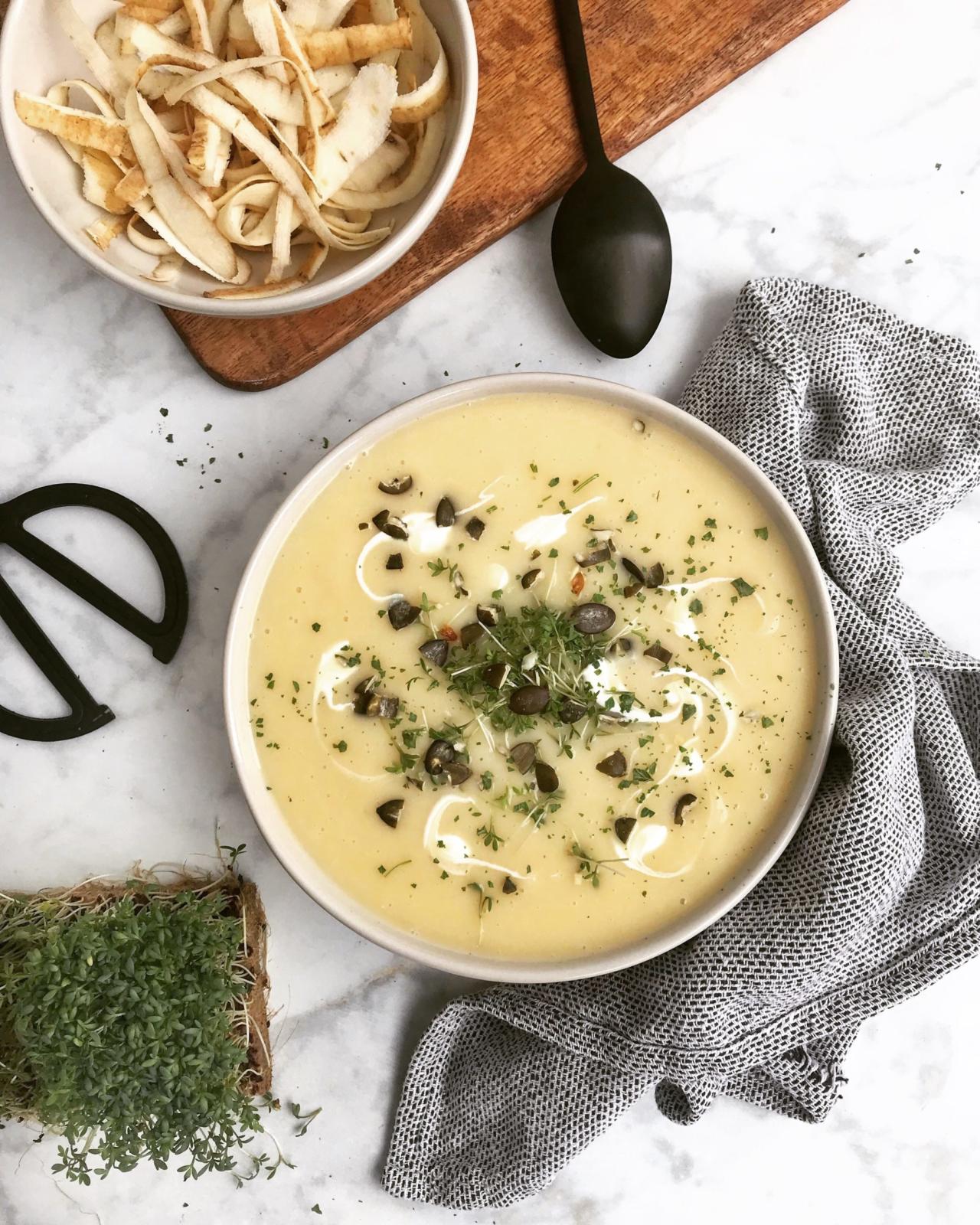 Pastinaken Kartoffel Suppe