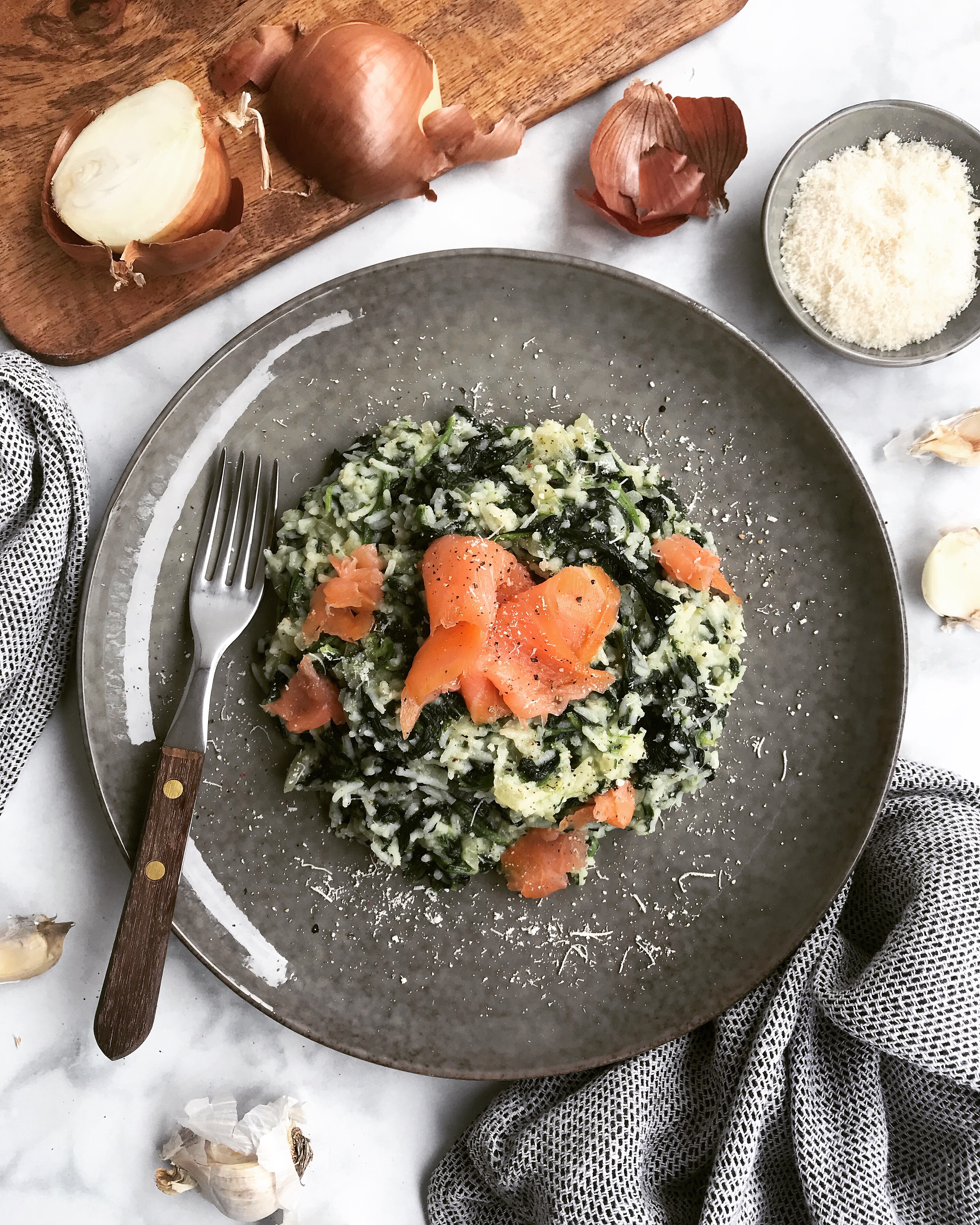 Spinat Risotto
