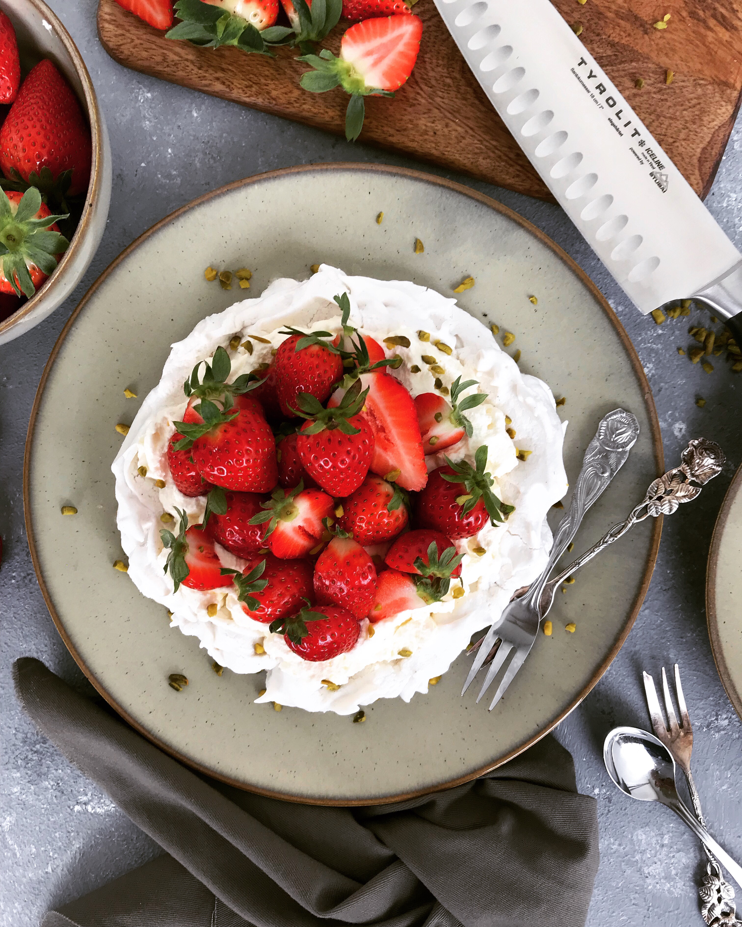 Erdbeer-Vanille-Pavlova