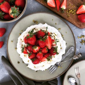 Erdbeer-Vanille-Pavlova