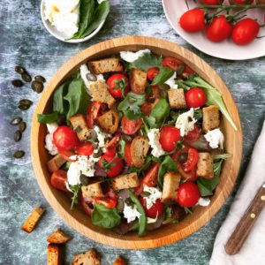 Brotsalat Caprese