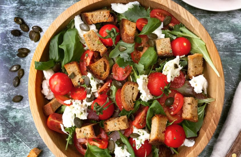 Brotsalat Caprese