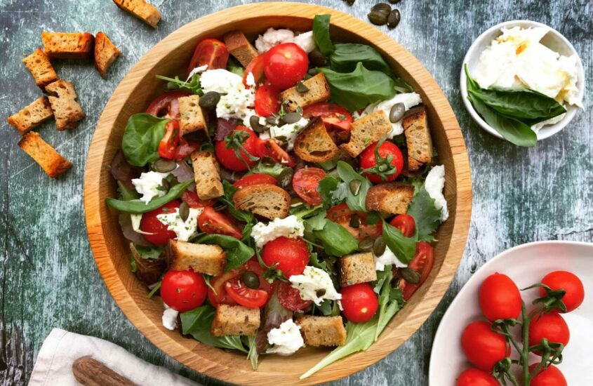 Brotsalat Caprese