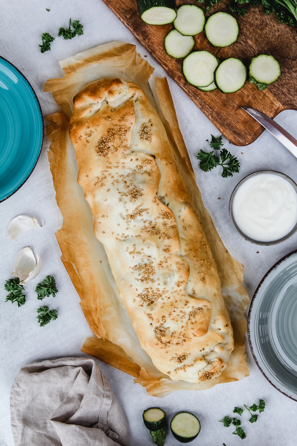 Zucchini Strudel