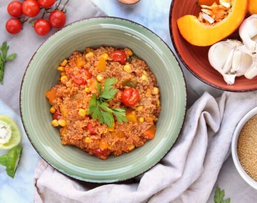 Kürbis CousCous vegan