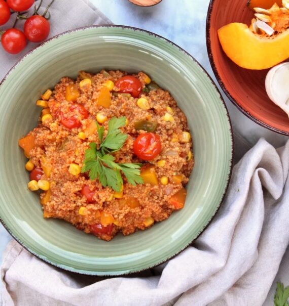 Kürbis CousCous vegan