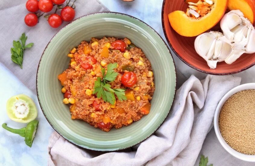 Veganes Kürbis Couscous