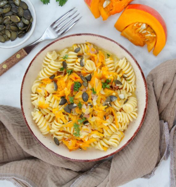 Kürbis Nudeln - One Pot