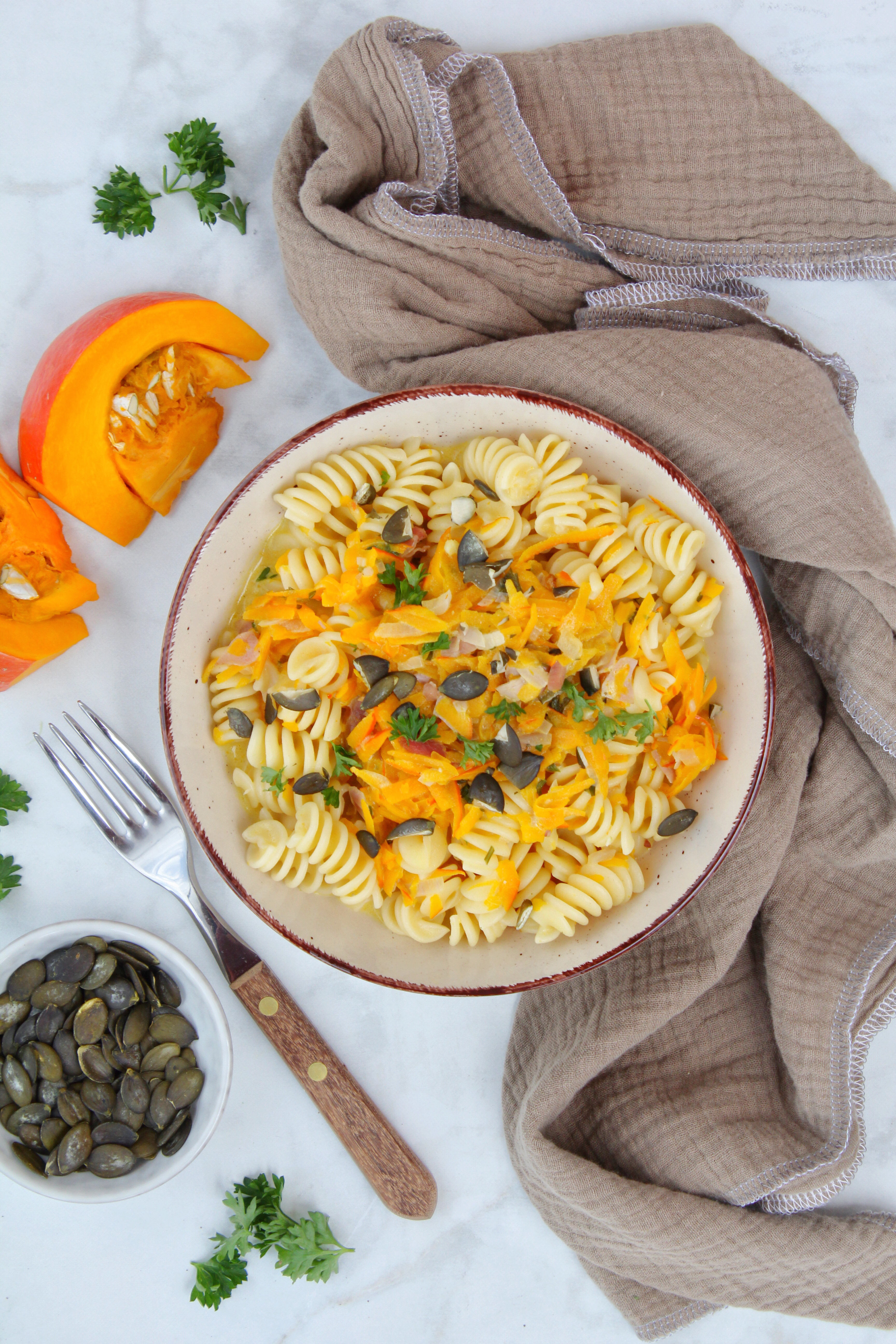 Kürbis Pasta