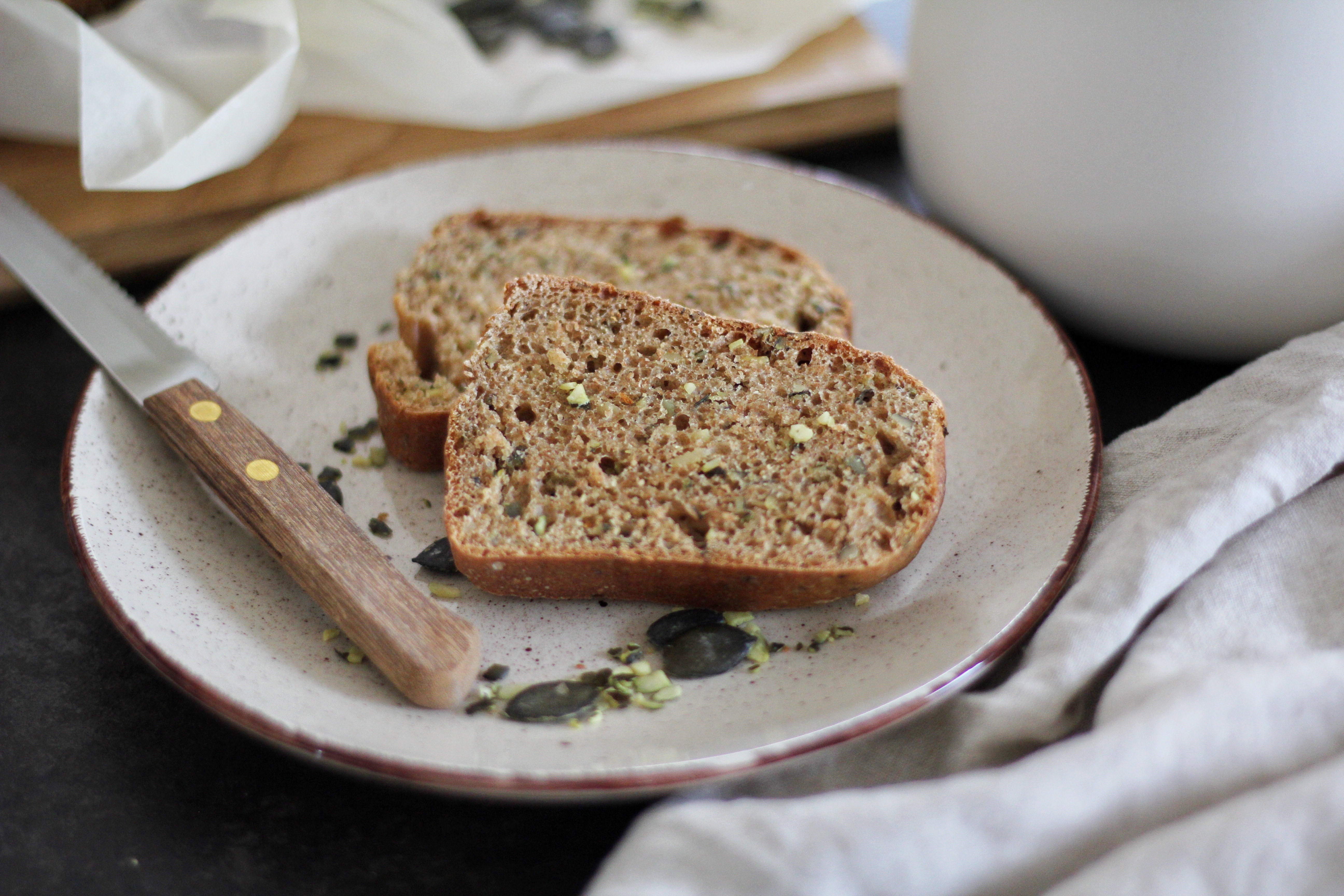 Dinkel Vollkorn Kürbisbrot