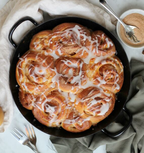 Birnen Zimtschnecken