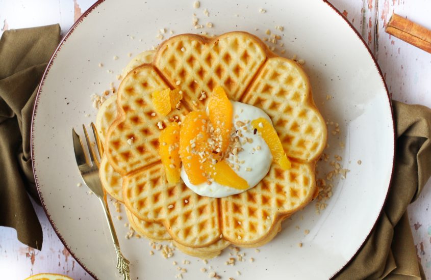 Lebkuchen Sauerrahm Waffeln