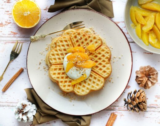 Lebkuchen Sauerrahm Waffeln