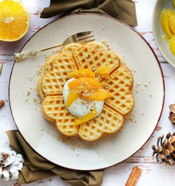 Lebkuchen Sauerrahm Waffeln