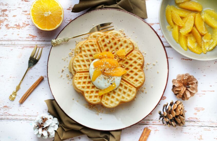 Lebkuchen Sauerrahm Waffeln