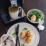 Ostereier färben mit Kaffeesatz