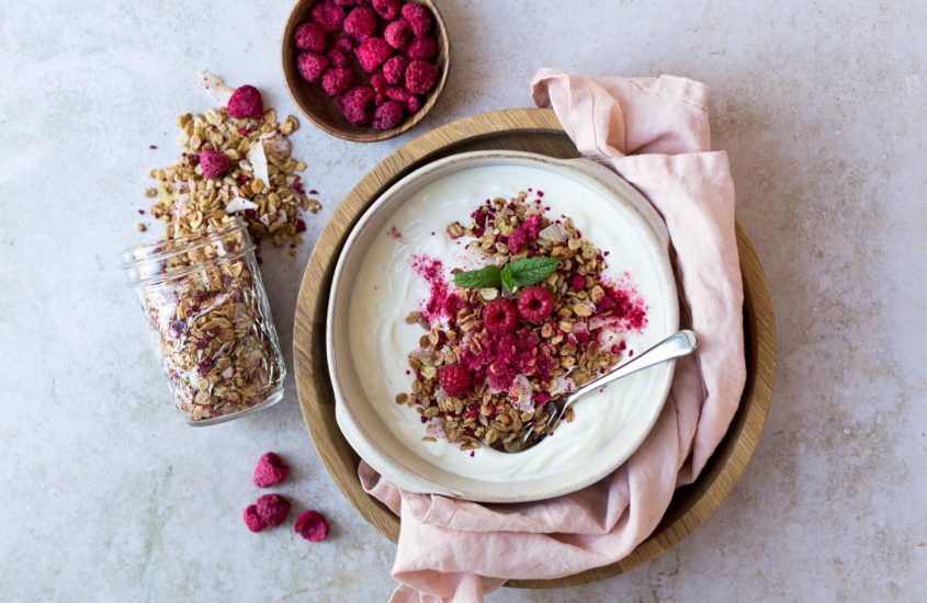 Himbeer Granola