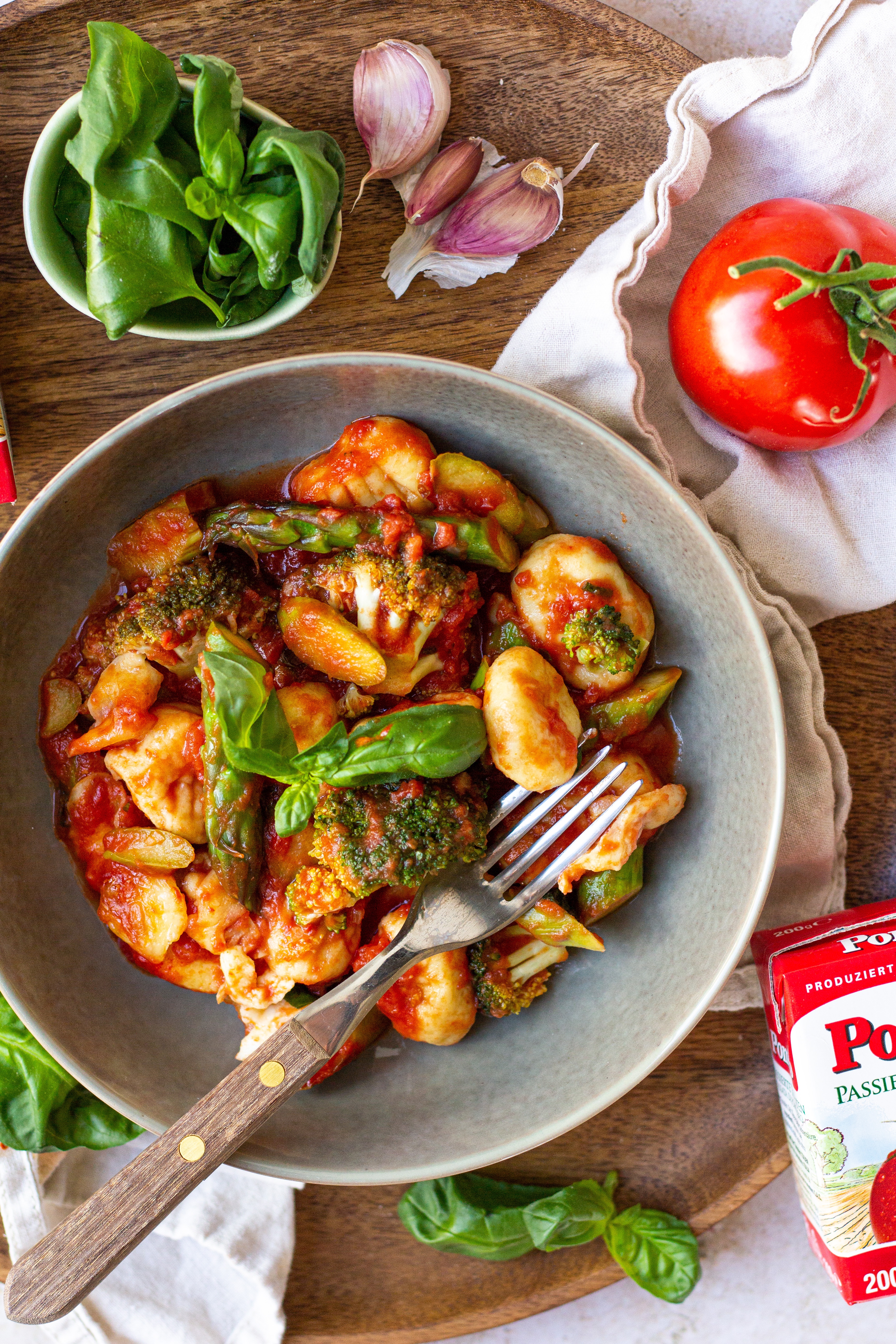 Überbackene Gnocchi 