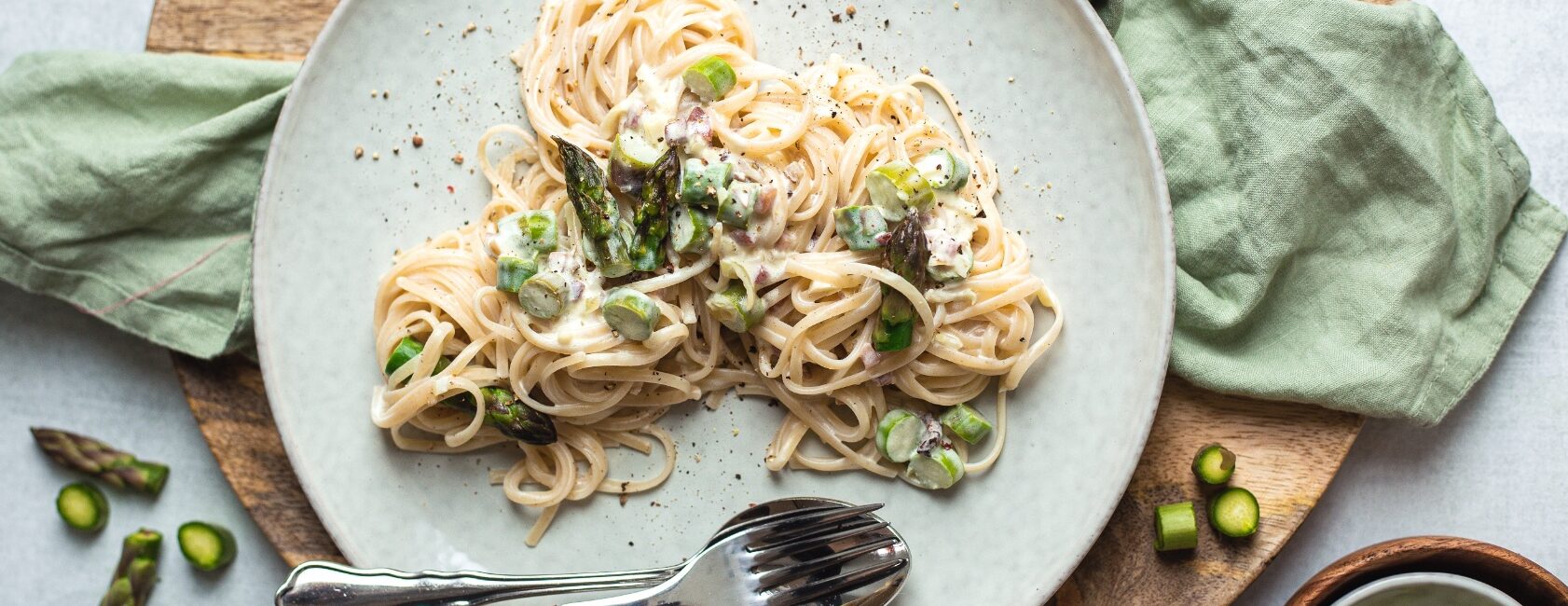 Spargel-Spaghetti