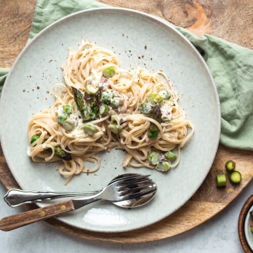 Spargel-Spaghetti