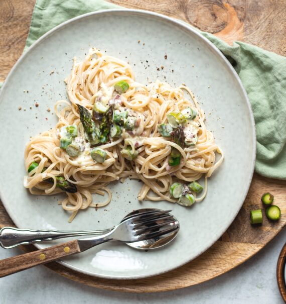 Spargel-Spaghetti