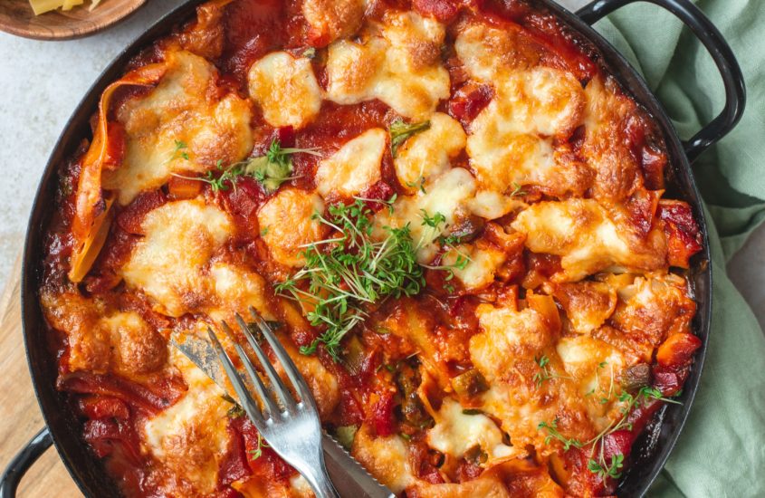 Veggie Lasagne Auflauf
