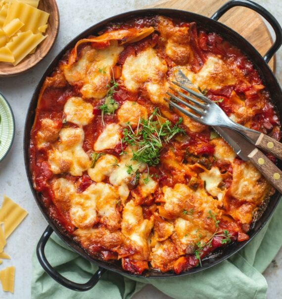 Veggie Lasagne-Auflauf