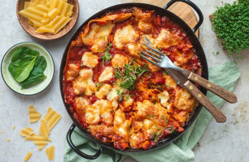 Veggie Lasagne-Auflauf