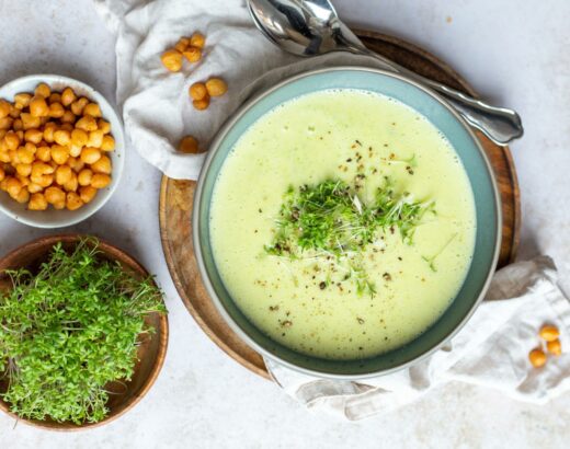 Kartoffel-Kresse-Suppe