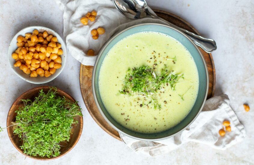 Kartoffel-Kresse-Suppe