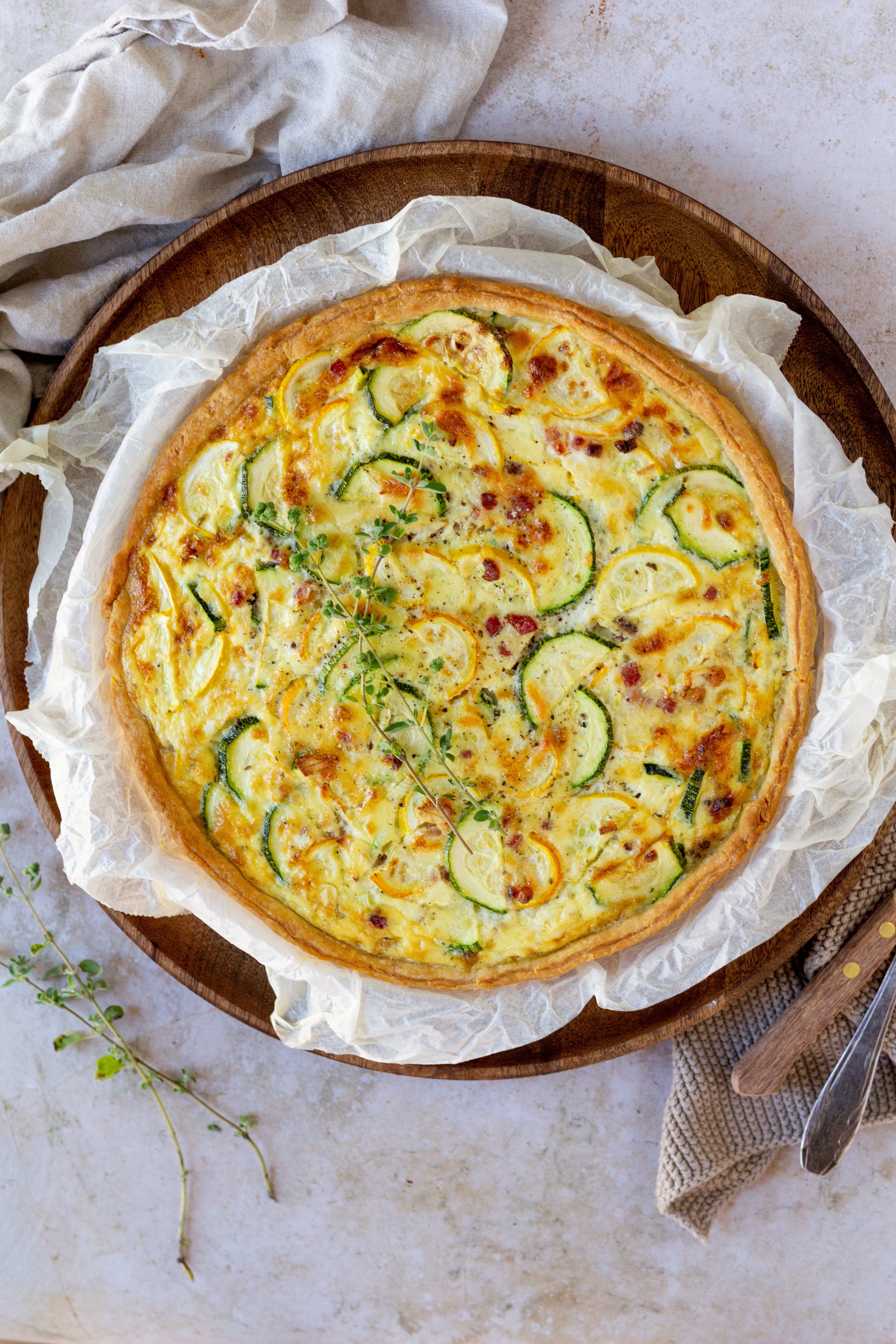 Zucchini Quiche