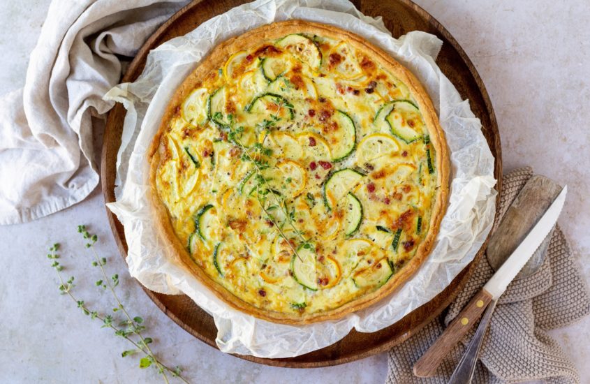 Quiche mit Zucchini