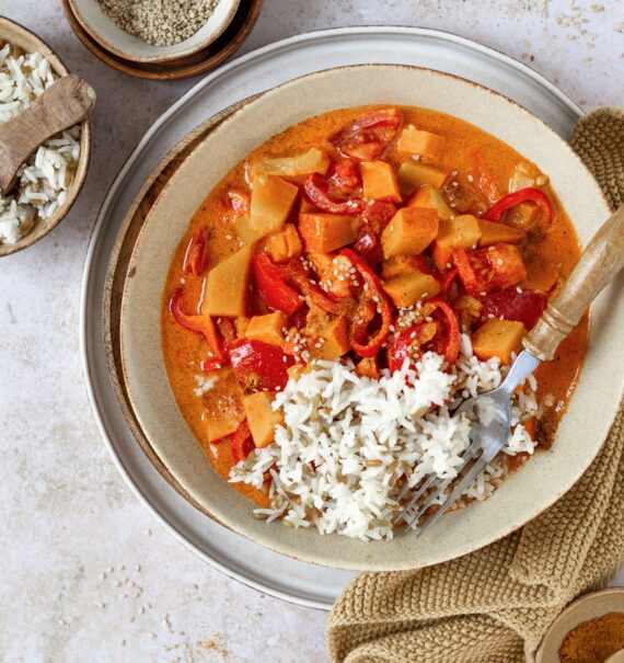 Tomaten Kürbis Curry
