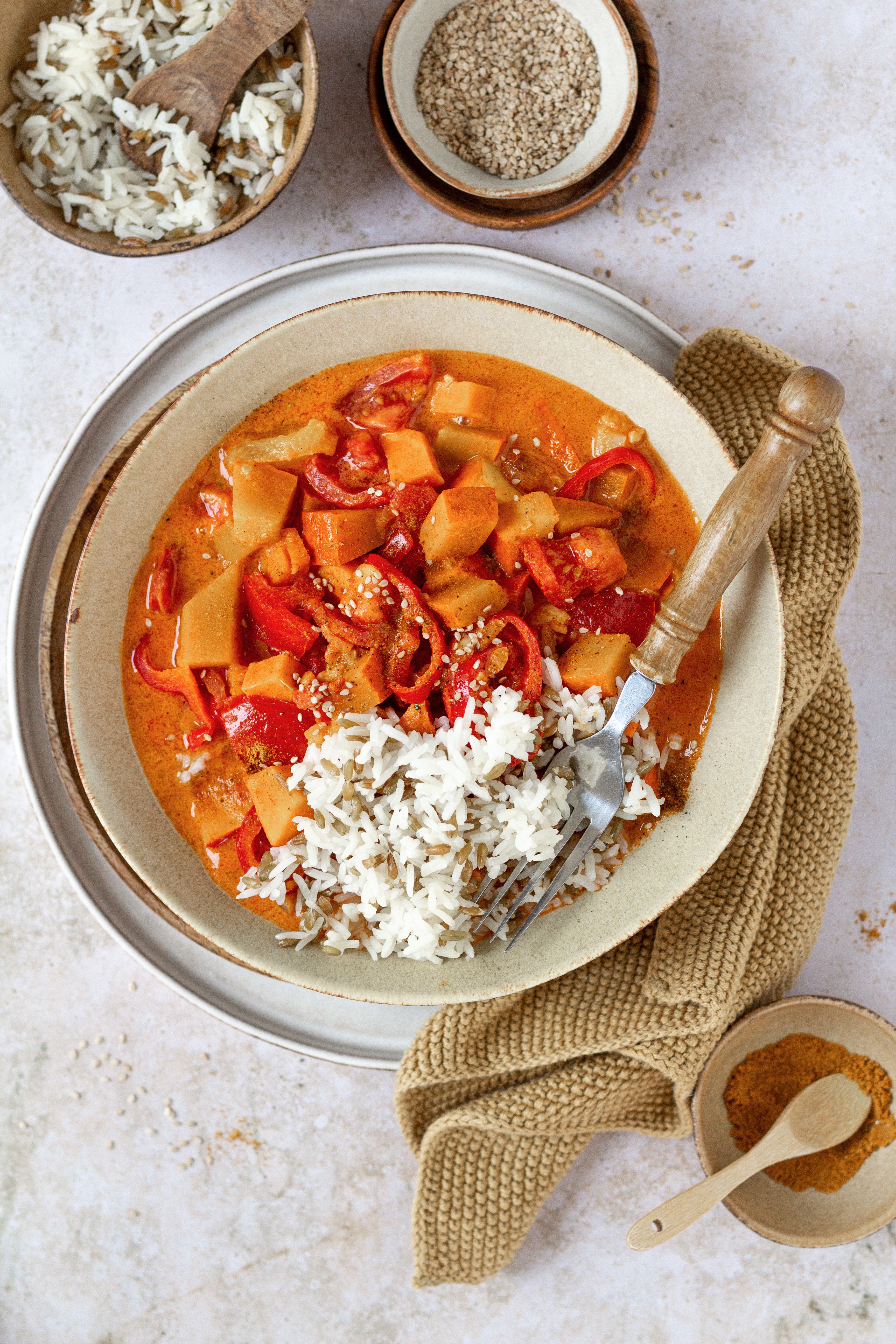 Tomaten Kürbis Curry