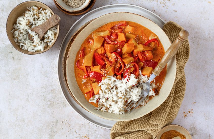 Tomaten-Kürbis-Curry