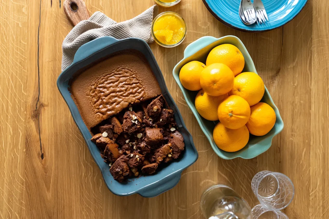 Schokoladenschmarrn mit Orangensalat - cookiteasy by Simone Kemptner