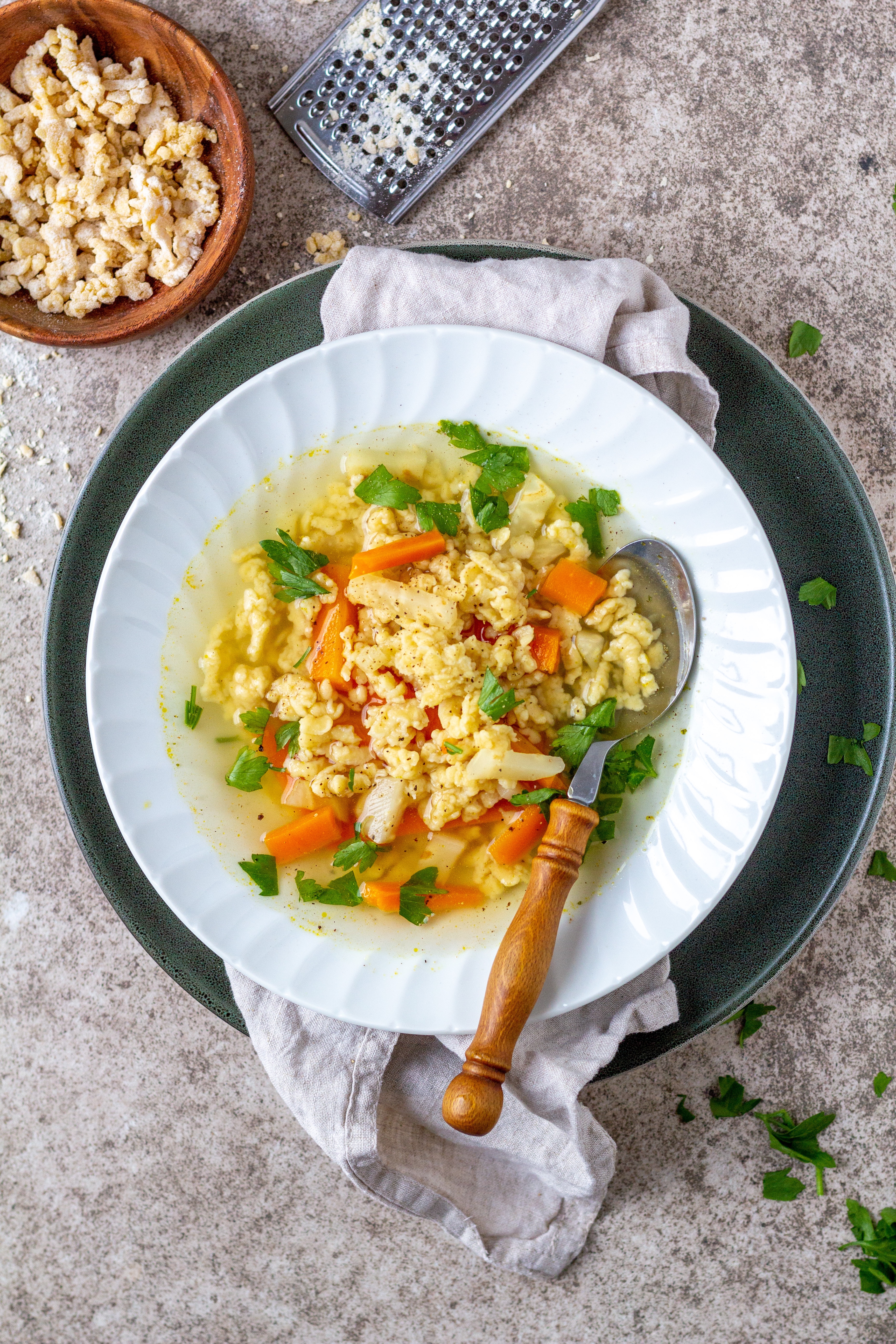 Reibgerstel Suppe