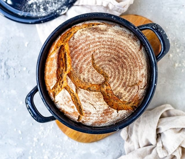 Mischbrot mit Sauerteig