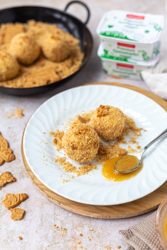 Spekulatius Topfenknödel