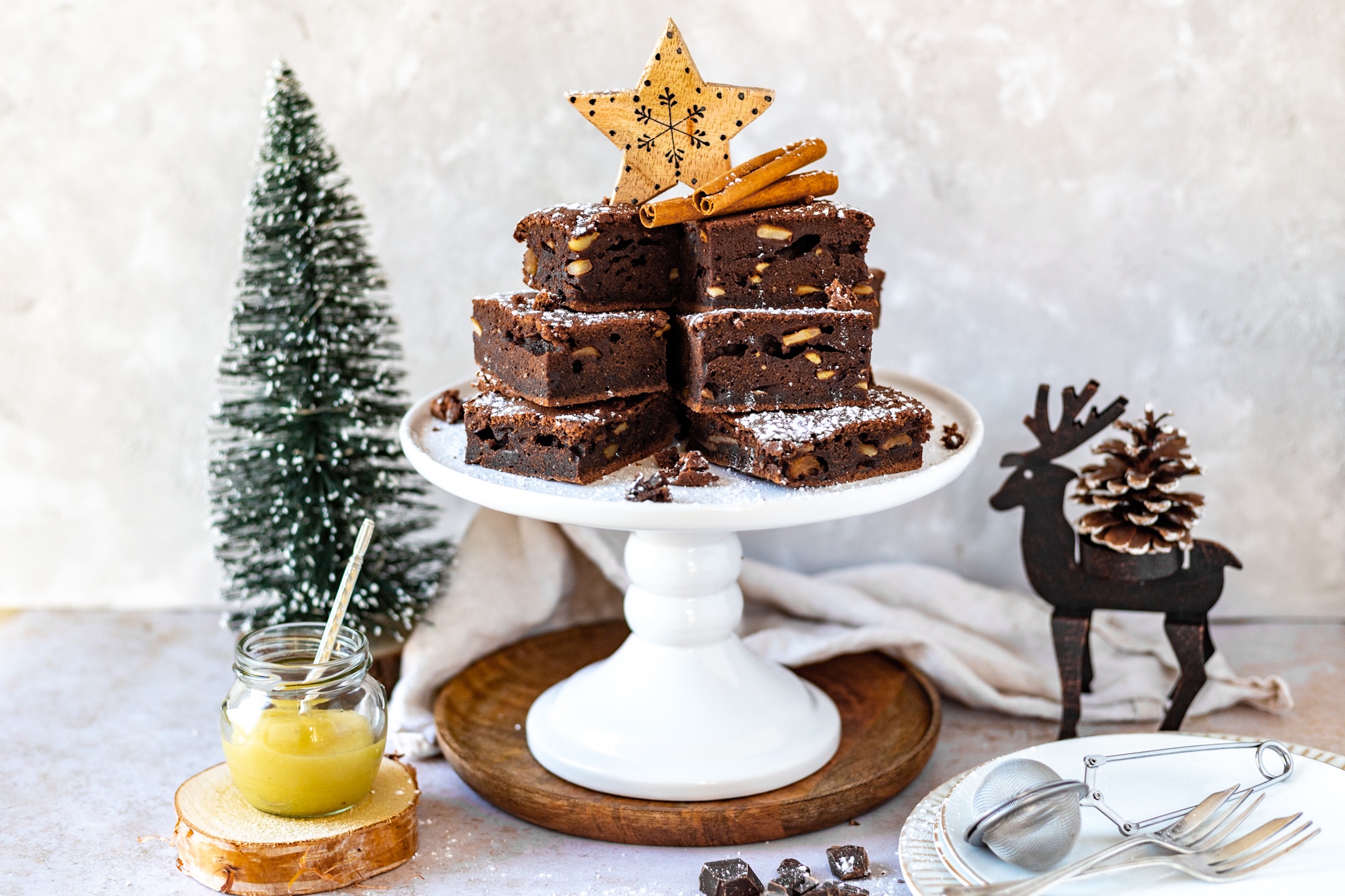 Apfel Schokoladen Brownies