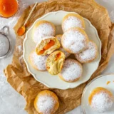 Ofenkrapfen mit Marillenmarmelade