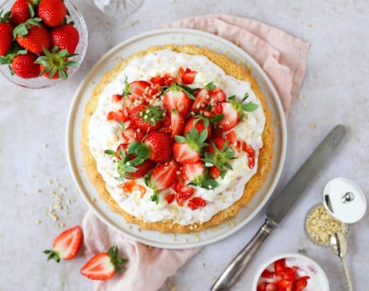 Erdbeer-Sauerrahm-Tarte
