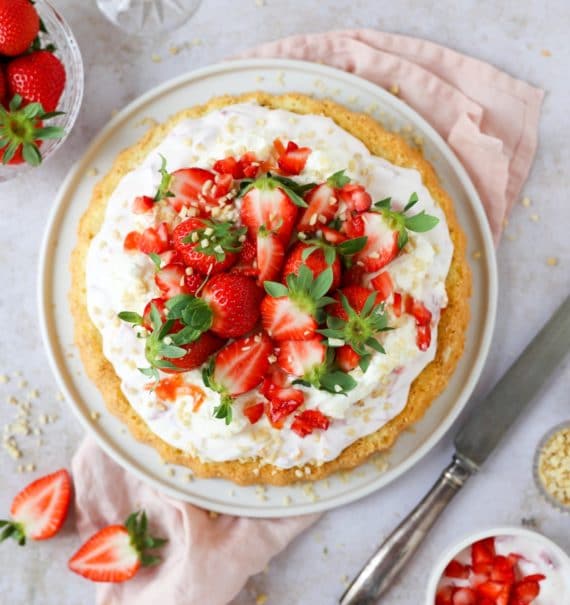 Erdbeer-Sauerrahm-Tarte