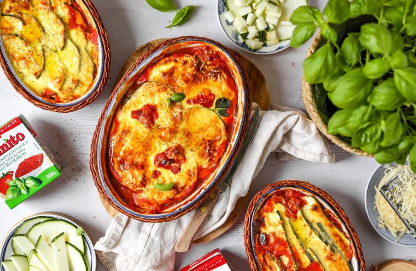 Vegetarische Zucchinilasagne