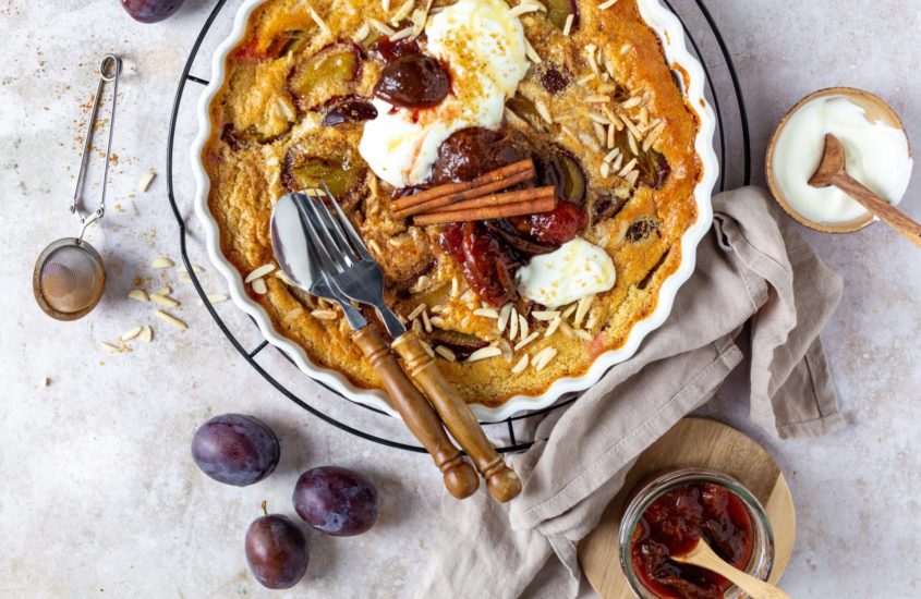 Zwetschken-Mandel-Clafoutis